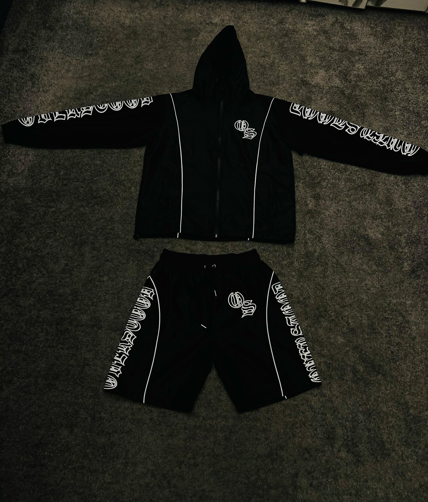 Black WindBreaker Set